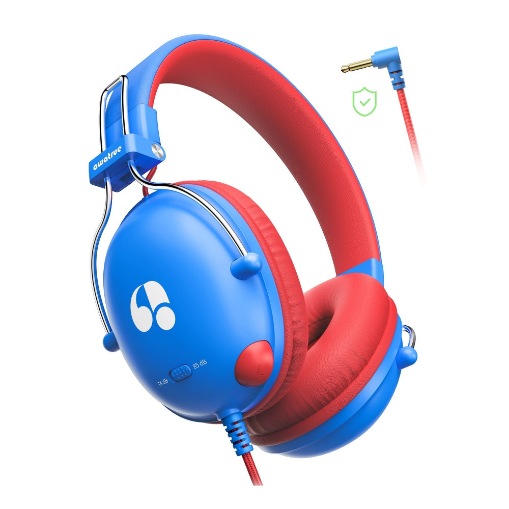 Awatrue HK05 Wired Kids Headphones – Volume Control & Stereo